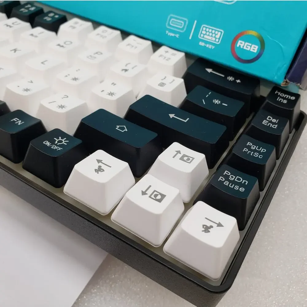 K68 68-Key Compact Gaming Keyboard - Wired RGB (60% Layout Membrane)